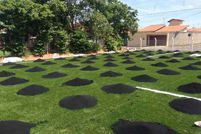 Borracha para Campo Sintético